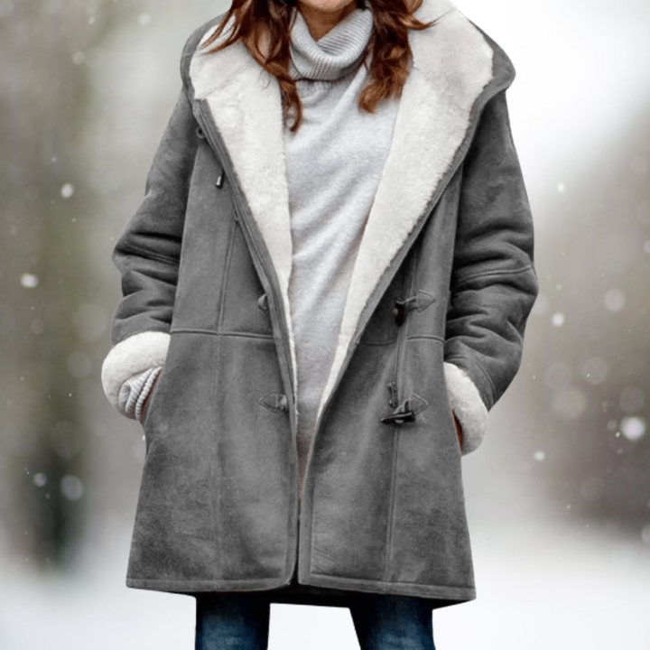 Amelia™ - Veste à capuche en polaire suédée premium