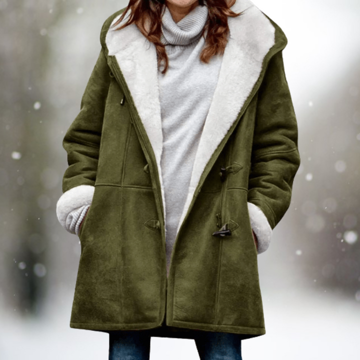 Amelia™ - Veste à capuche en polaire suédée premium