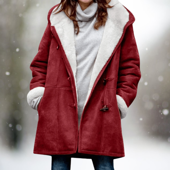 Amelia™ - Veste à capuche en polaire suédée premium