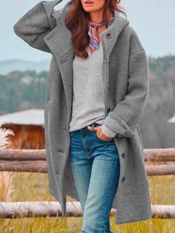 Julia- Manteau long confortable