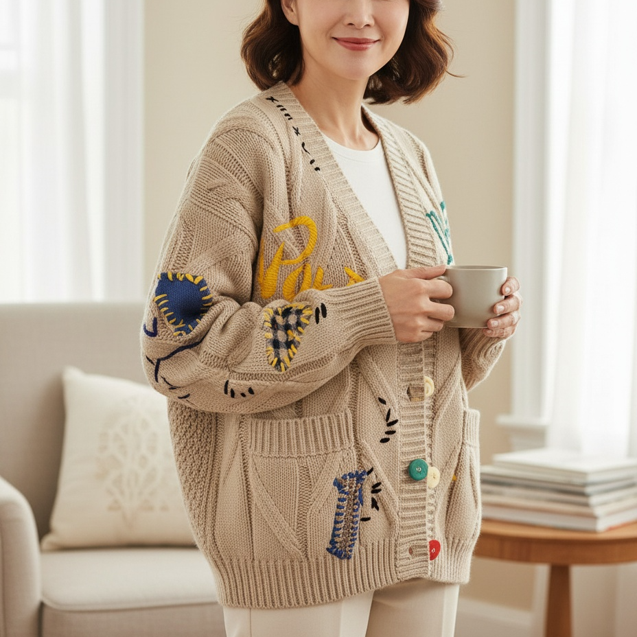 Gabriella - Cardigan tricoté pour femme