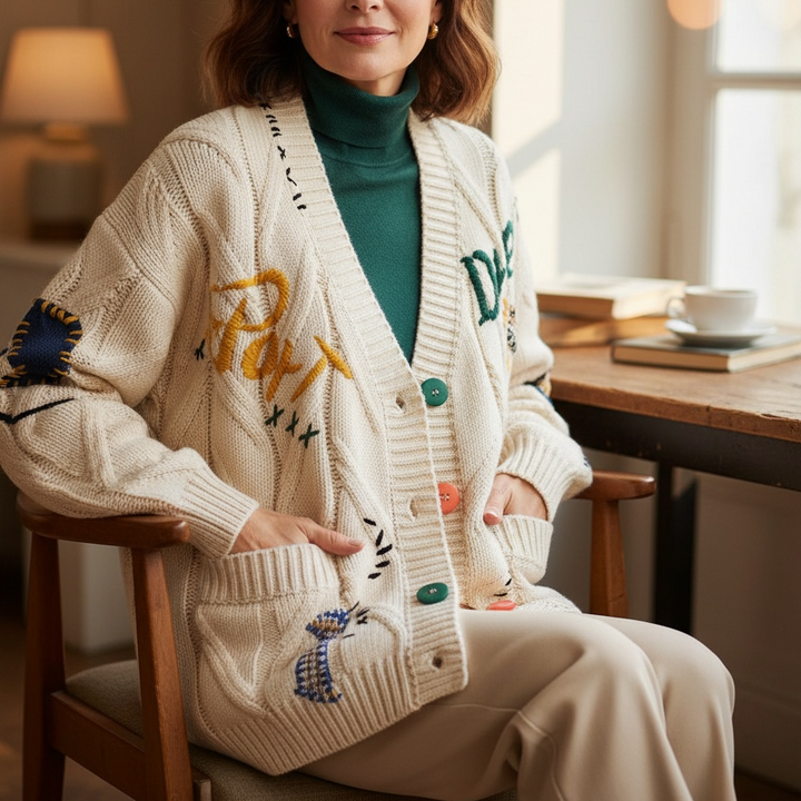 Gabriella - Cardigan tricoté pour femme