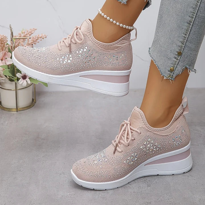Giselle – Baskets orthopédiques avec des paillettes