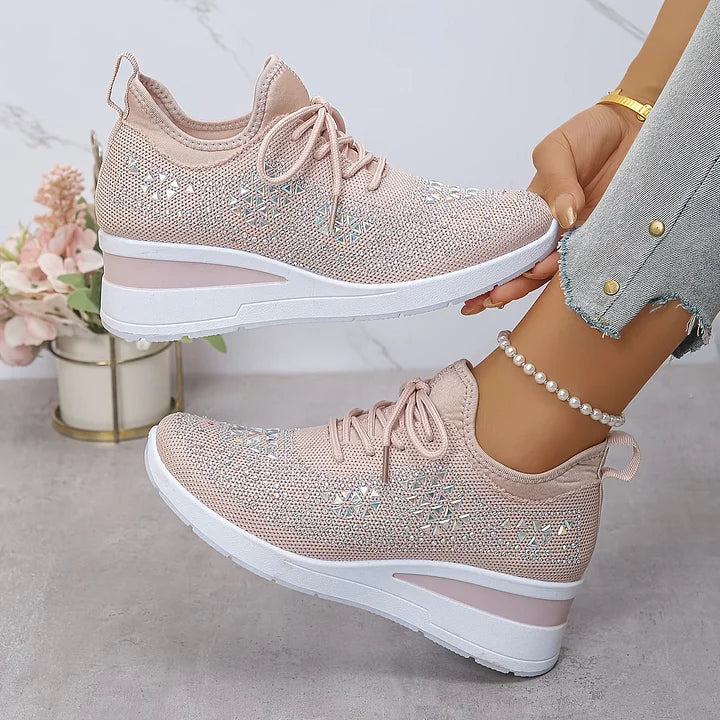 Giselle – Baskets orthopédiques avec des paillettes