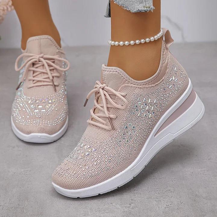 Giselle – Baskets orthopédiques avec des paillettes