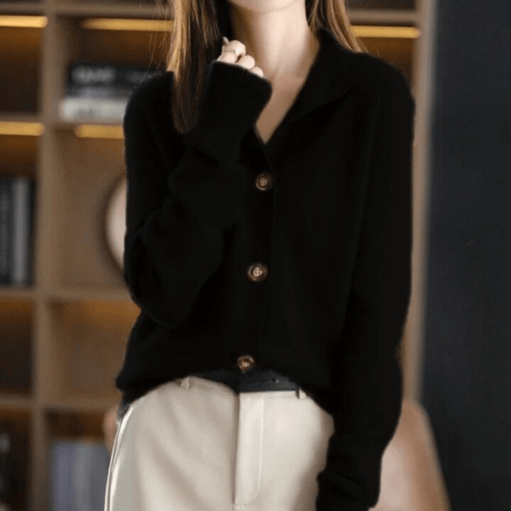 Anny | Cardigan luxueux en maille