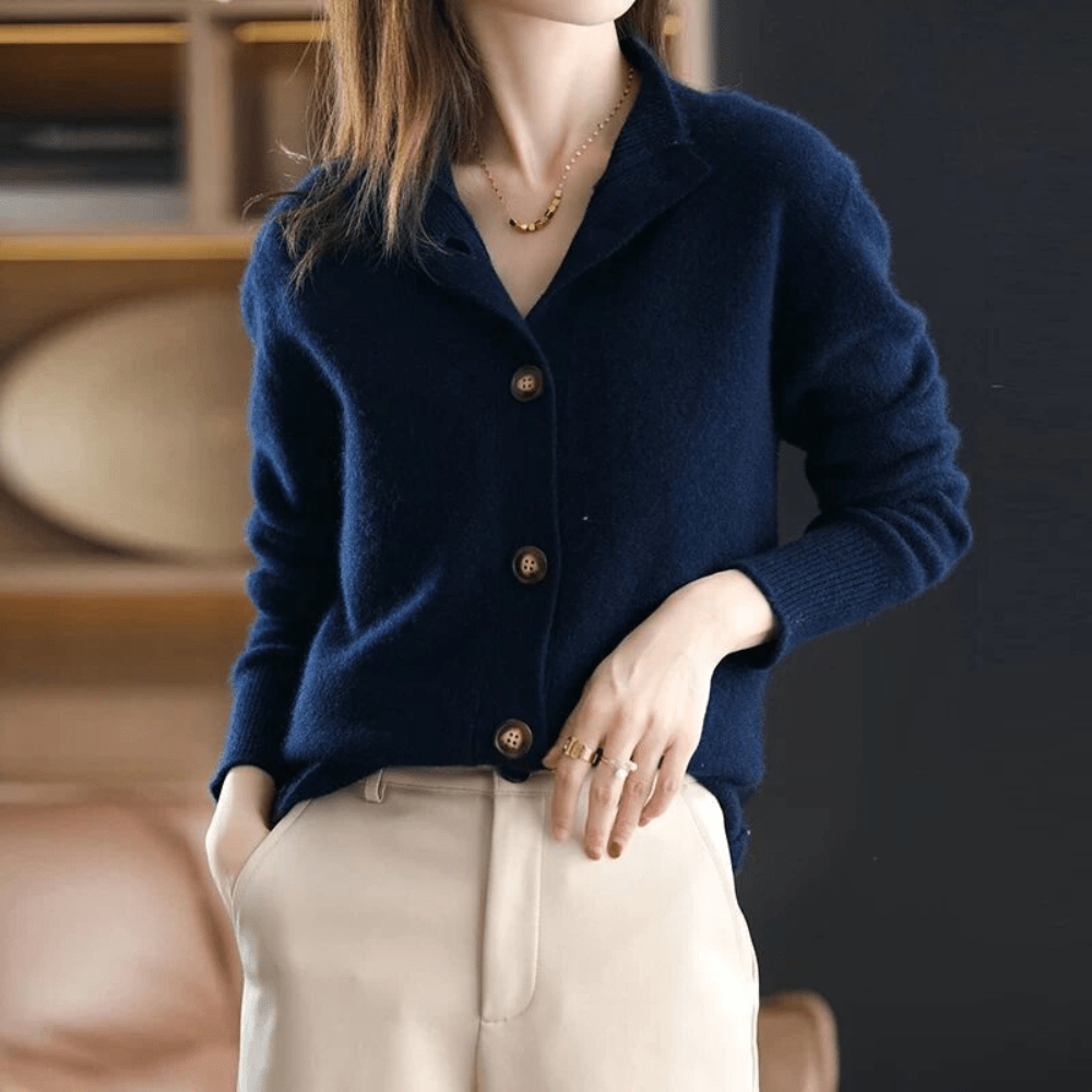 Anny | Cardigan luxueux en maille